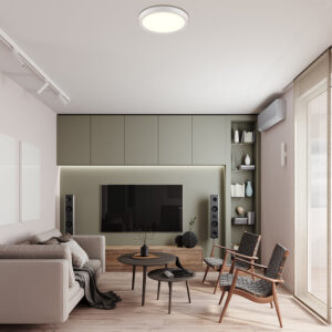 Residential LED 12W Flat Round Dimmable Ceiling 5CCT Selectable