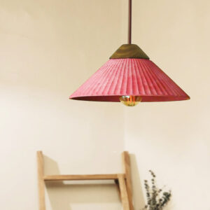Alternative view of Artisan Concrete Summit Mountain Pendant Fixture Cranberry Red